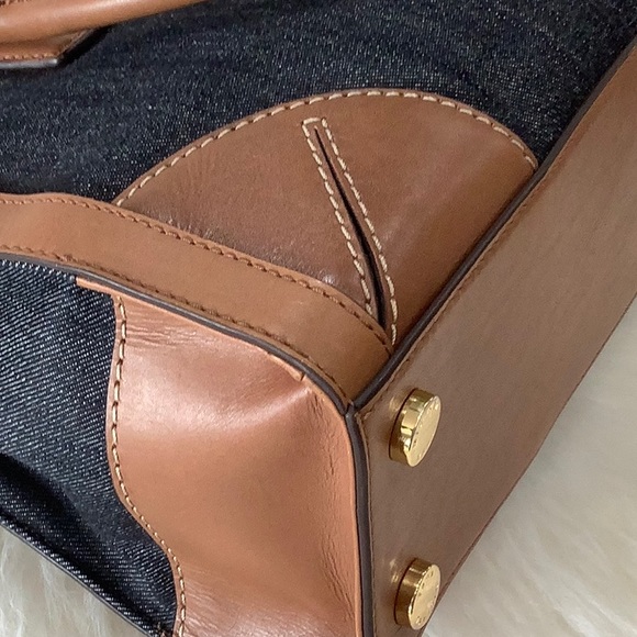 LIKE NEW👜MICHAEL Michael Kors Corner Frame Dillon Large Satchel - Picture 8 of 16